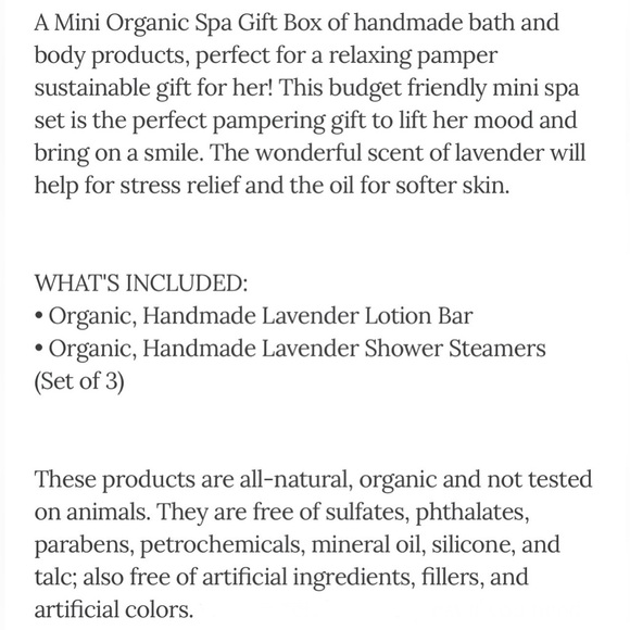 💜 New Mini Lavender Spa Gift Box - Picture 5 of 5